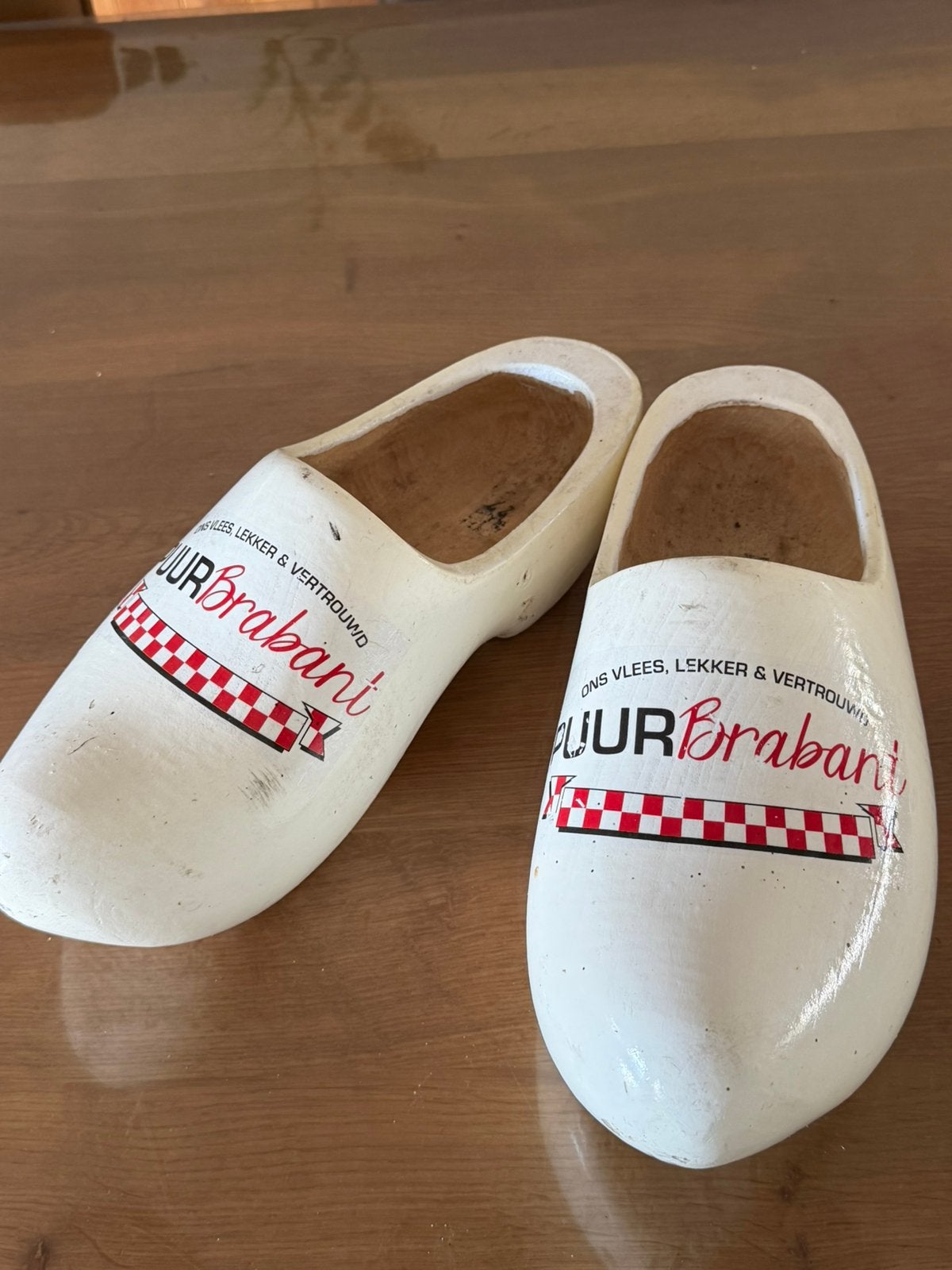 Houten klompen  puur brabant  maat 27 41-42, Ophalen of Verzenden, Zo goed als nieuw, Klompen