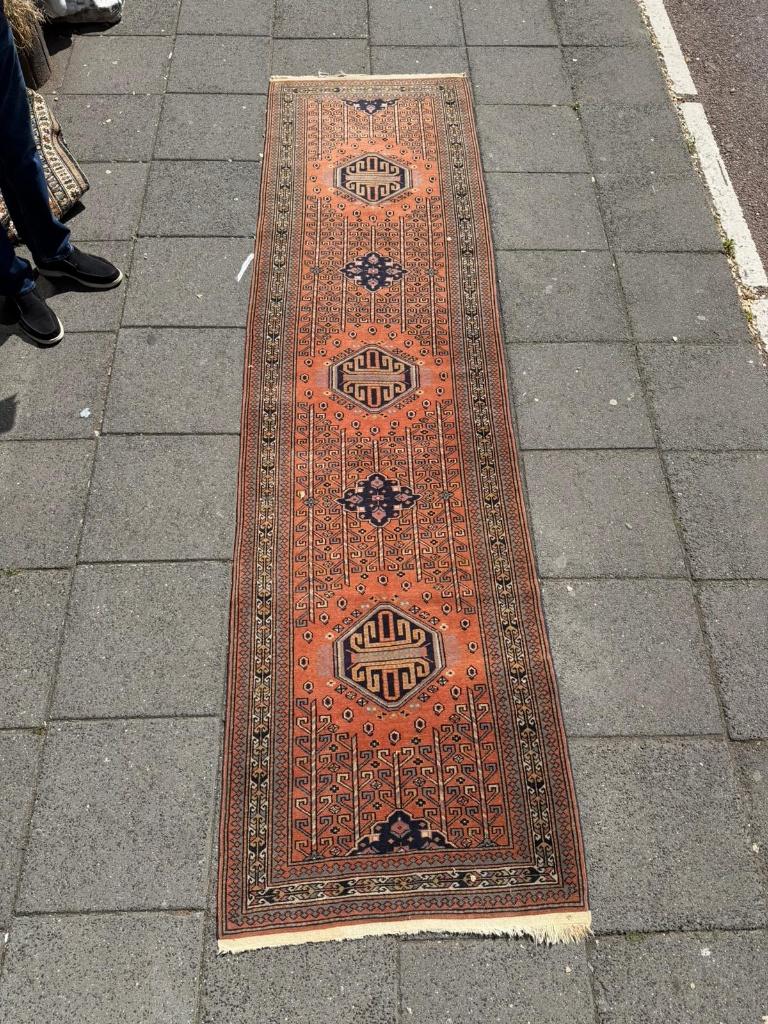 Loper Savetish Tapijt Russisch 295 x 80 cm, Huis en Inrichting, Stoffering | Tapijten en Kleden, Zo goed als nieuw, 50 tot 100 cm