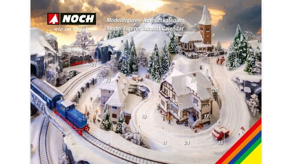 Noch Adventskalender 2024 HO 1:87, Nieuw, Ophalen of Verzenden, NOCH GmbH & Co. KG Postfach 14 54 D-88230 Wangen im Allgäu, Figuur of Figuren