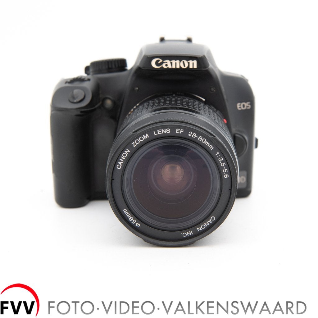 Canon EOS 1000D + 28-80 mm, Canon, Gebruikt, Spiegelreflex, Accu