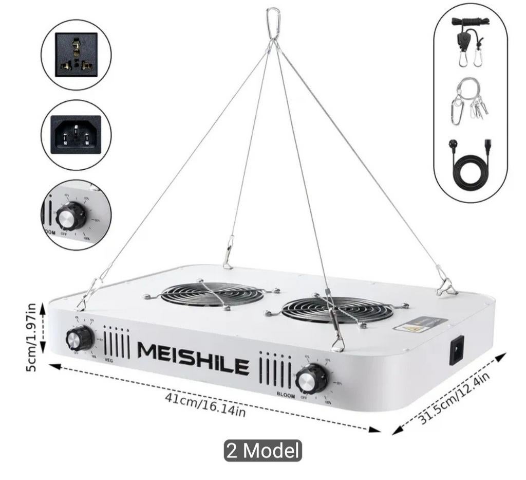 MEISHILE 200W LED Groeilamp voor Planten, Ophalen of Verzenden