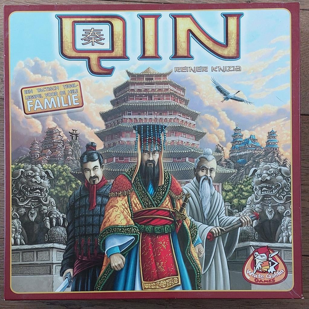 Qin - Snel strategisch tegellegspel, Een of twee spelers, Ophalen of Verzenden, Zo goed als nieuw, White Goblin Games