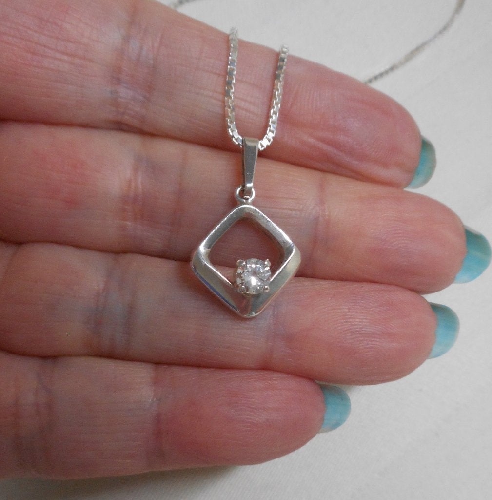 Zilveren ketting met vintage hanger nr.260, Sieraden, Tassen en Uiterlijk, Kettingen, Met hanger, Verzenden, Zo goed als nieuw