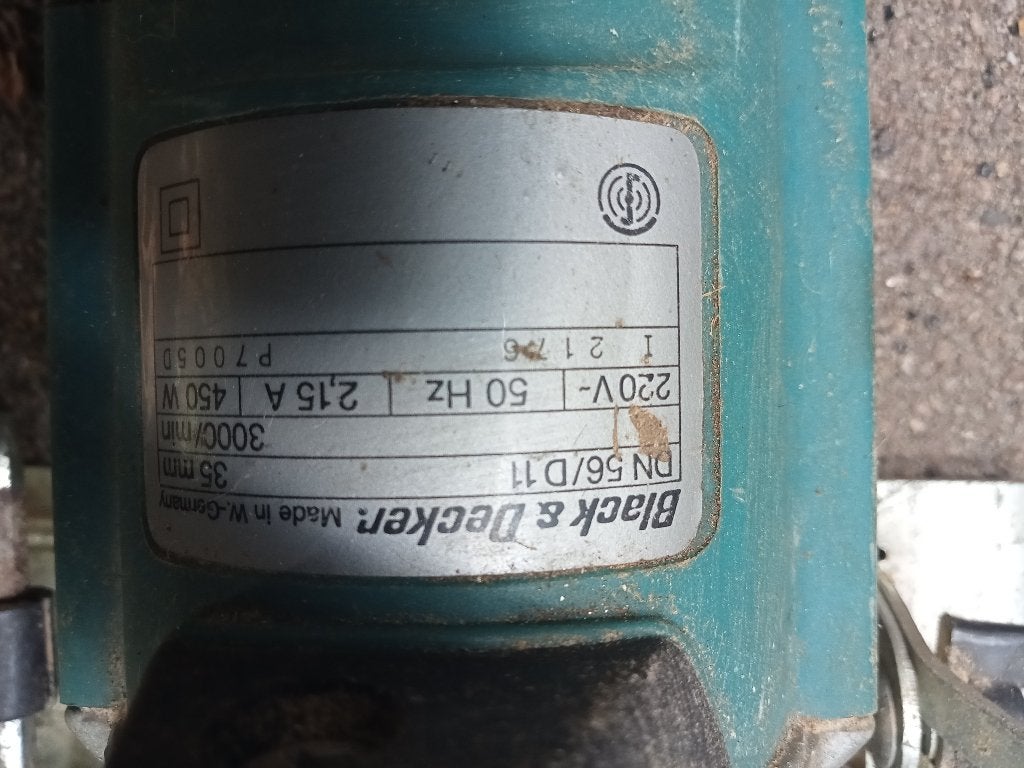 HAND CIRKELZAAG BLACK AND DECKER, Ophalen, Gebruikt, Cirkelzaag, BLACK & DECKER