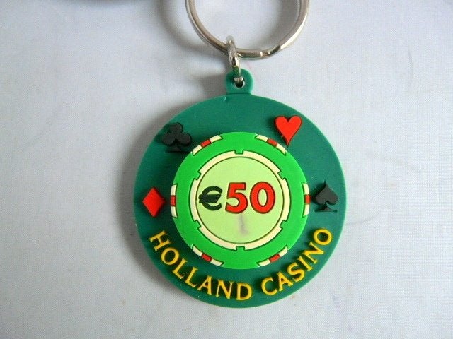 Sleutelhangers # Holland Casino - 5 verschillende - foto's, Ophalen of Verzenden, Zo goed als nieuw, Merk