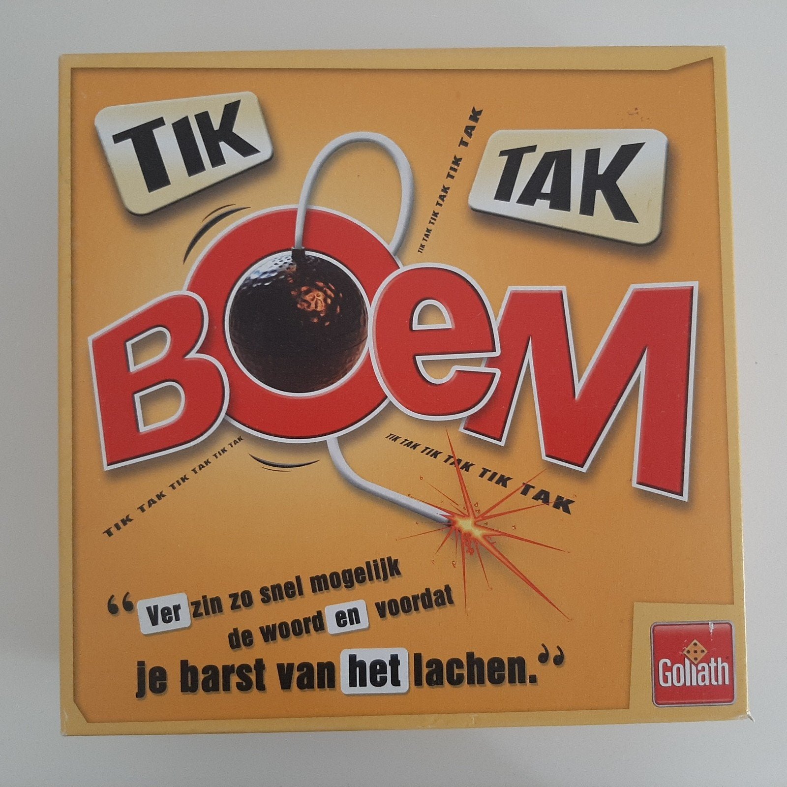 Tik Tak Boem, Vijf spelers of meer, Ophalen of Verzenden, Zo goed als nieuw, Goliath