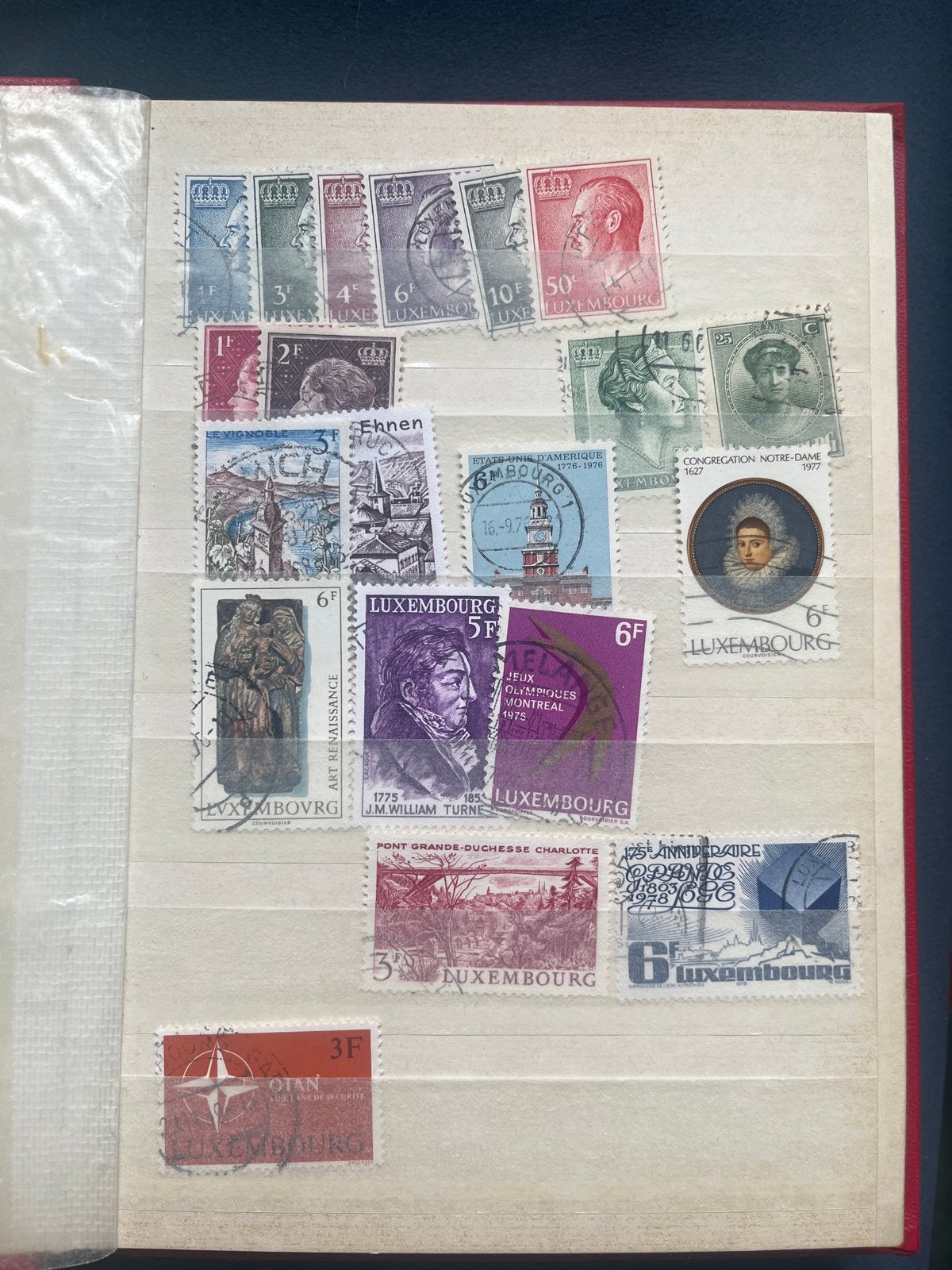 Diverse Postzegelcollectie: Luxemburg, Griekenland, Zwitserl, Postzegels en Munten, Postzegels | Volle albums en Verzamelingen