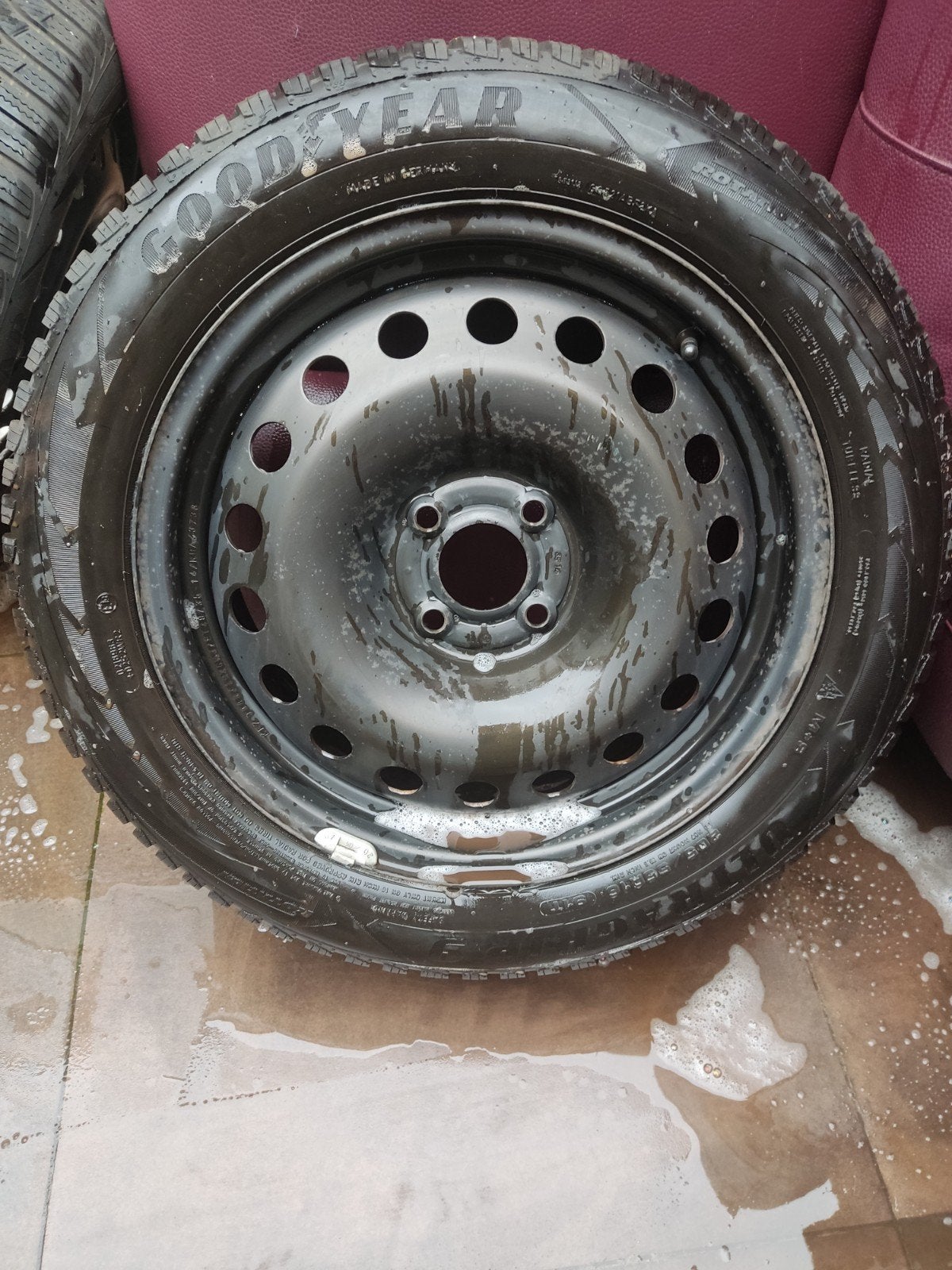 Ultragrip Reserve wiel/ winterband 4x100 16inch, Ophalen, Gebruikt