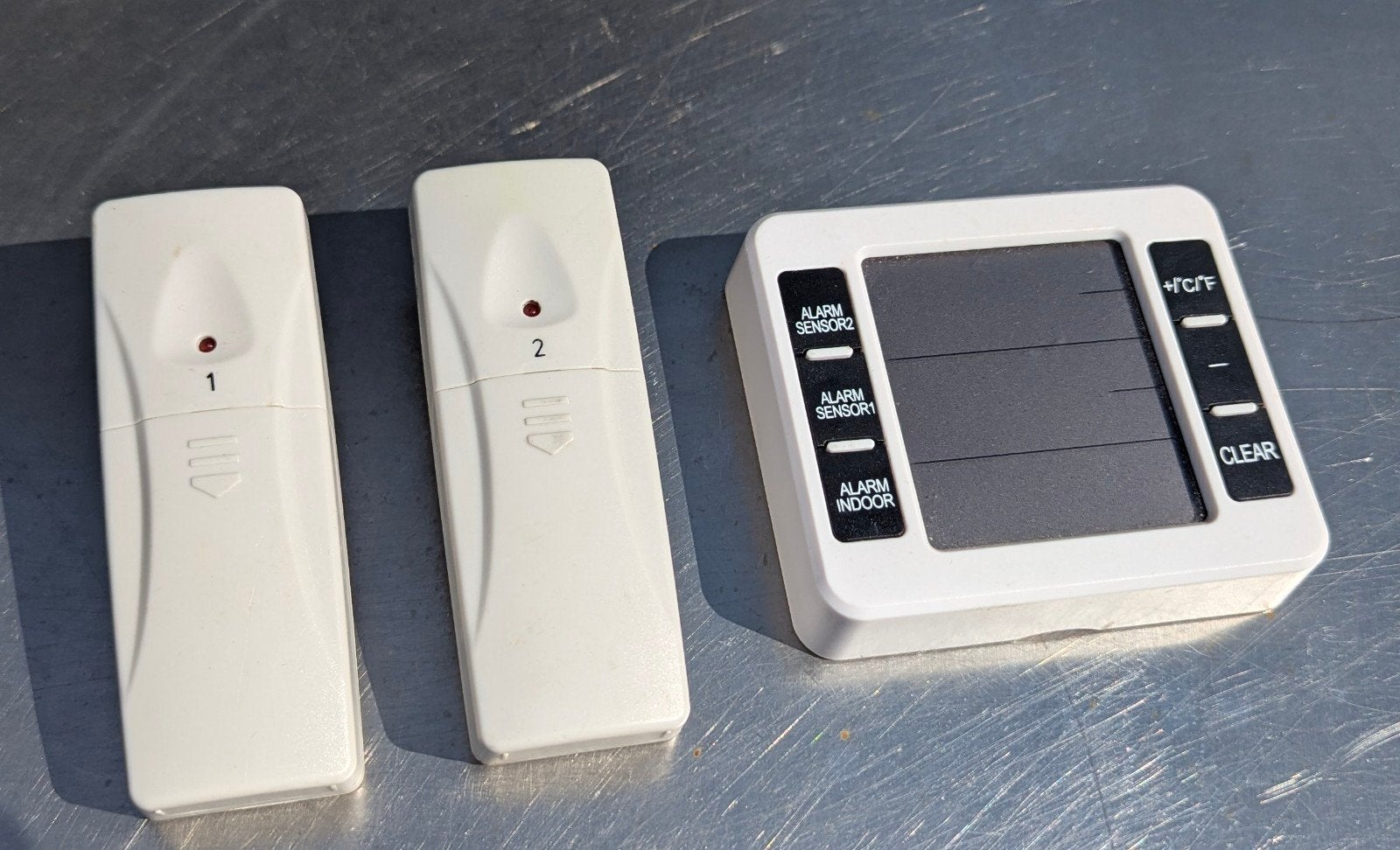 Draadloze temperatuur meter met twee sensoren., Ophalen of Verzenden, Temperatuur