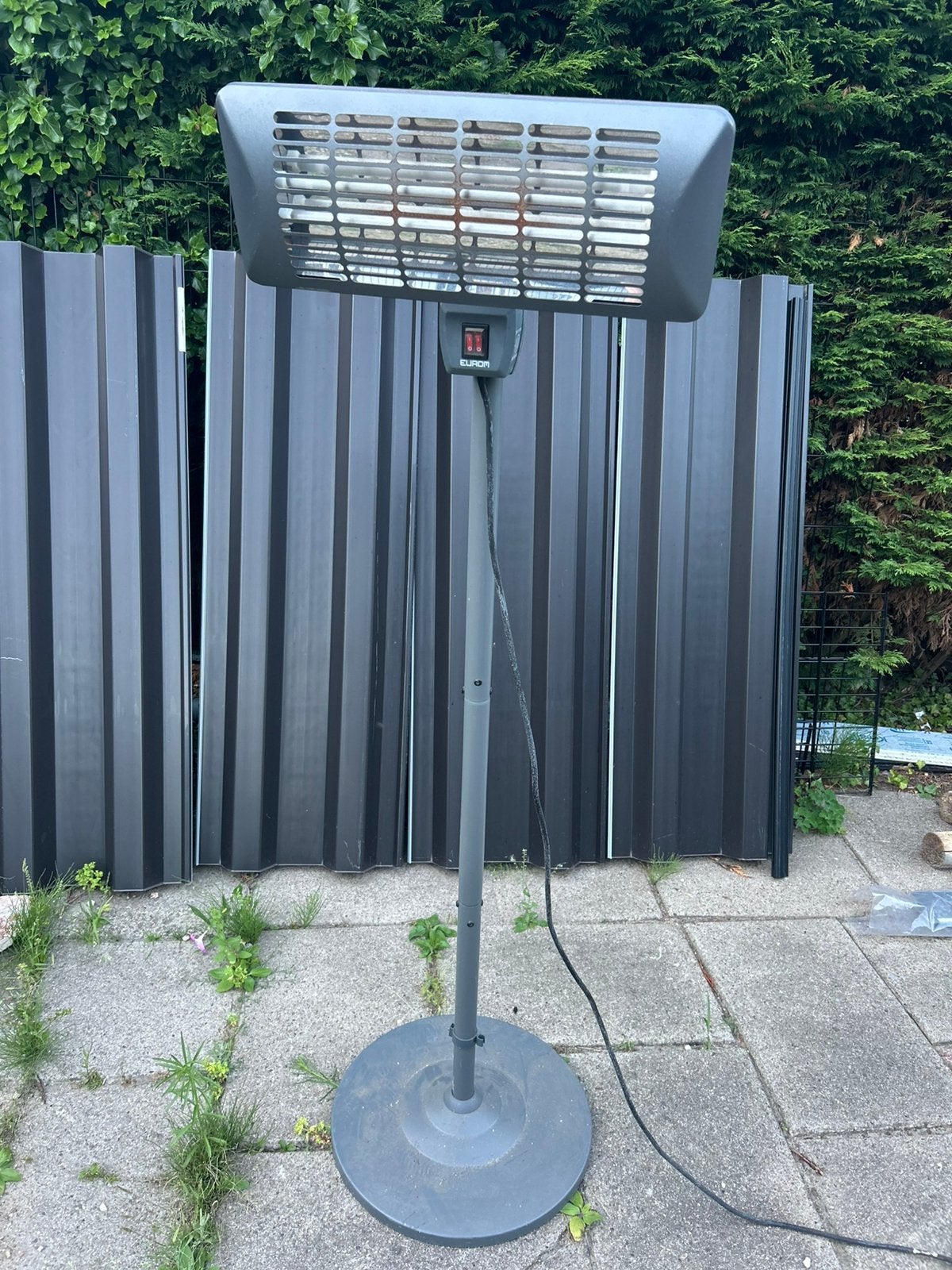 Terrasverwarmer met standaard, Tuin en Terras, Terrasverwarmers, Ophalen, Gebruikt, Elektrisch