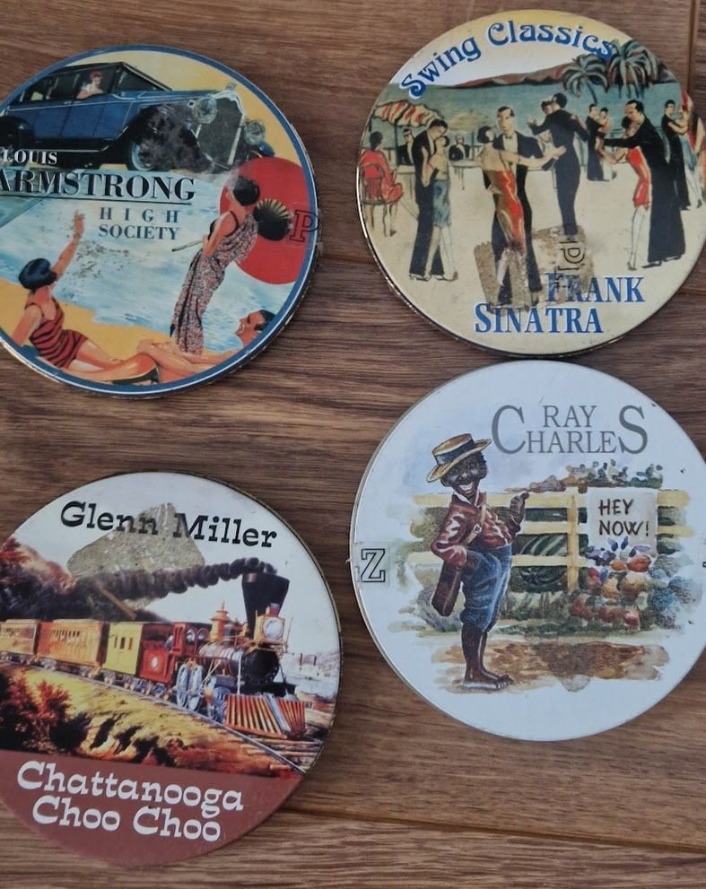 Set van 4 Vintage CD's in metalen CD-boxen, Ophalen of Verzenden, Zo goed als nieuw, Jazz, Inclusief doosje