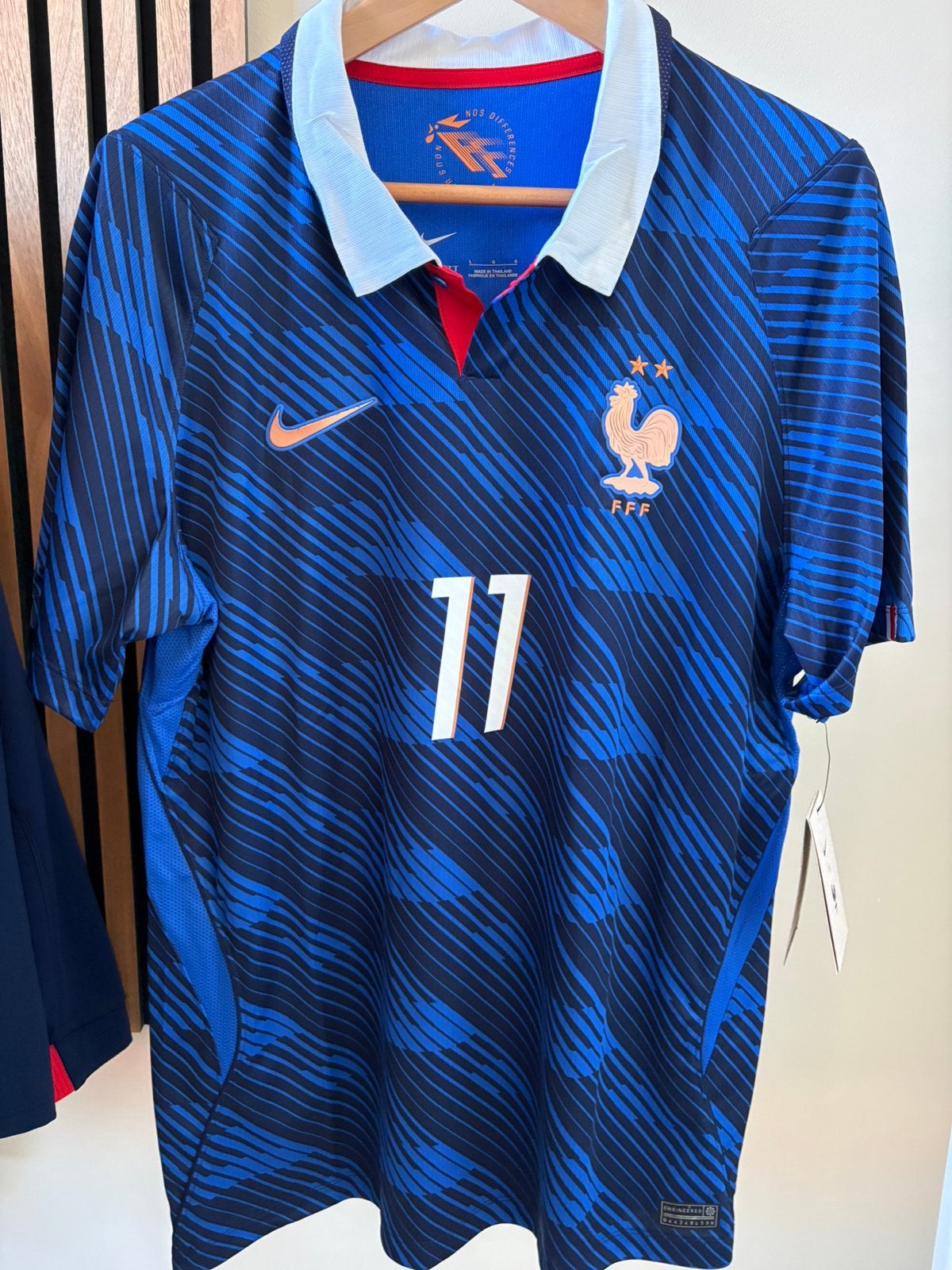 Origineel Nike WK thuisshirt Frankrijk, Sport en Fitness, Voetbal, Maat L, Ophalen of Verzenden, Nieuw, Shirt