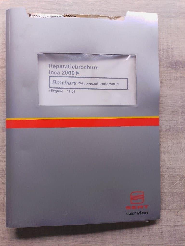 Seat Inca dealer werkplaatsboek Onderhoudswerk, Ophalen of Verzenden, Gelezen, Volkswagen