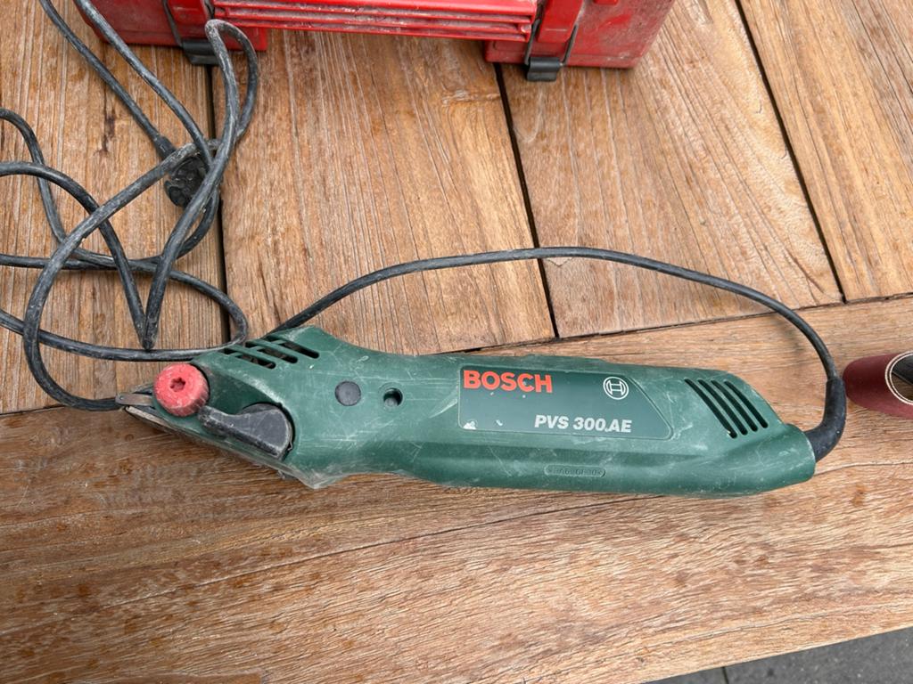 Bosch bandschuurmachine PVS 300 AE, Ophalen, Bandschuurmachine