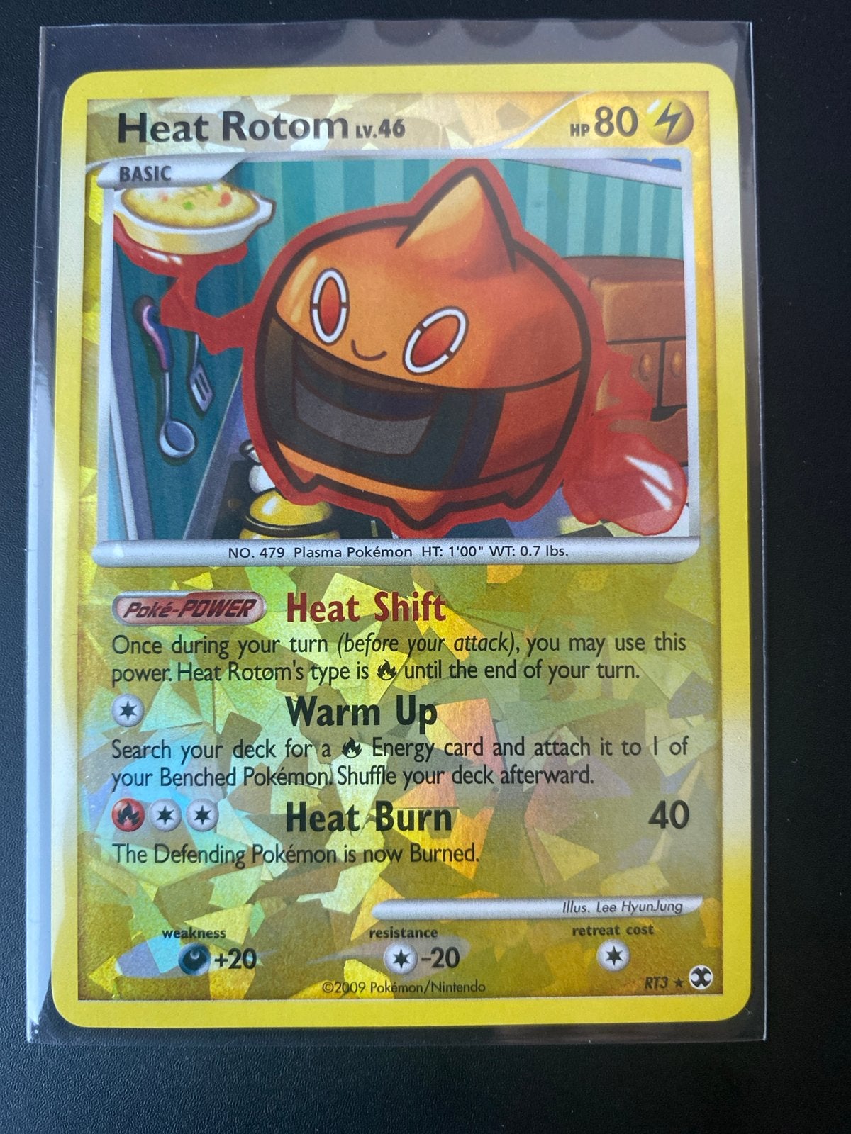 Heat Rotom Lv.46 Pokémon kaart - Plasma Pokémon, Ophalen of Verzenden, Zo goed als nieuw, Losse kaart, Foil
