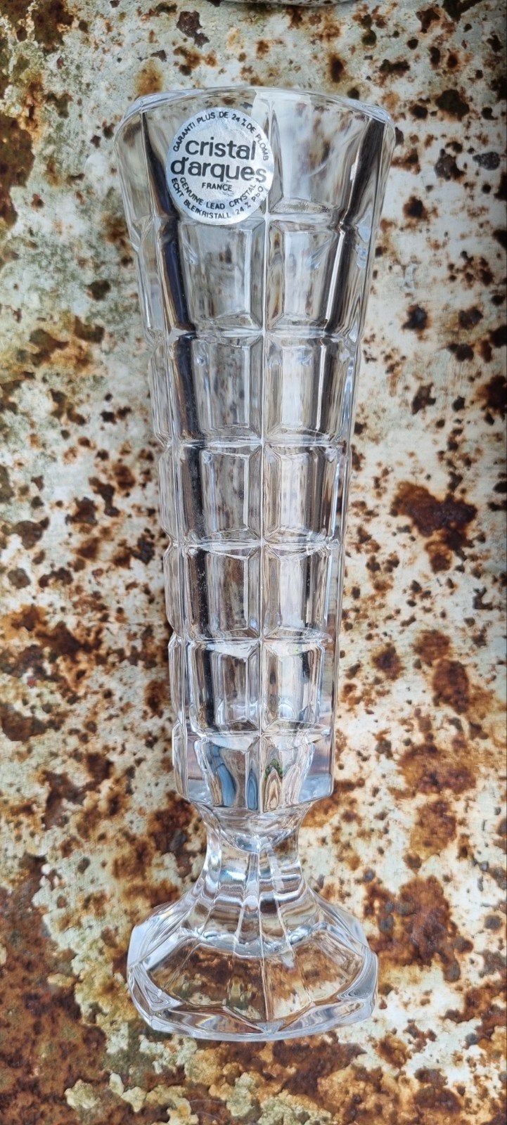 Cristal  d'arques kristal vaasje, Ophalen of Verzenden, Zo goed als nieuw, Overige typen
