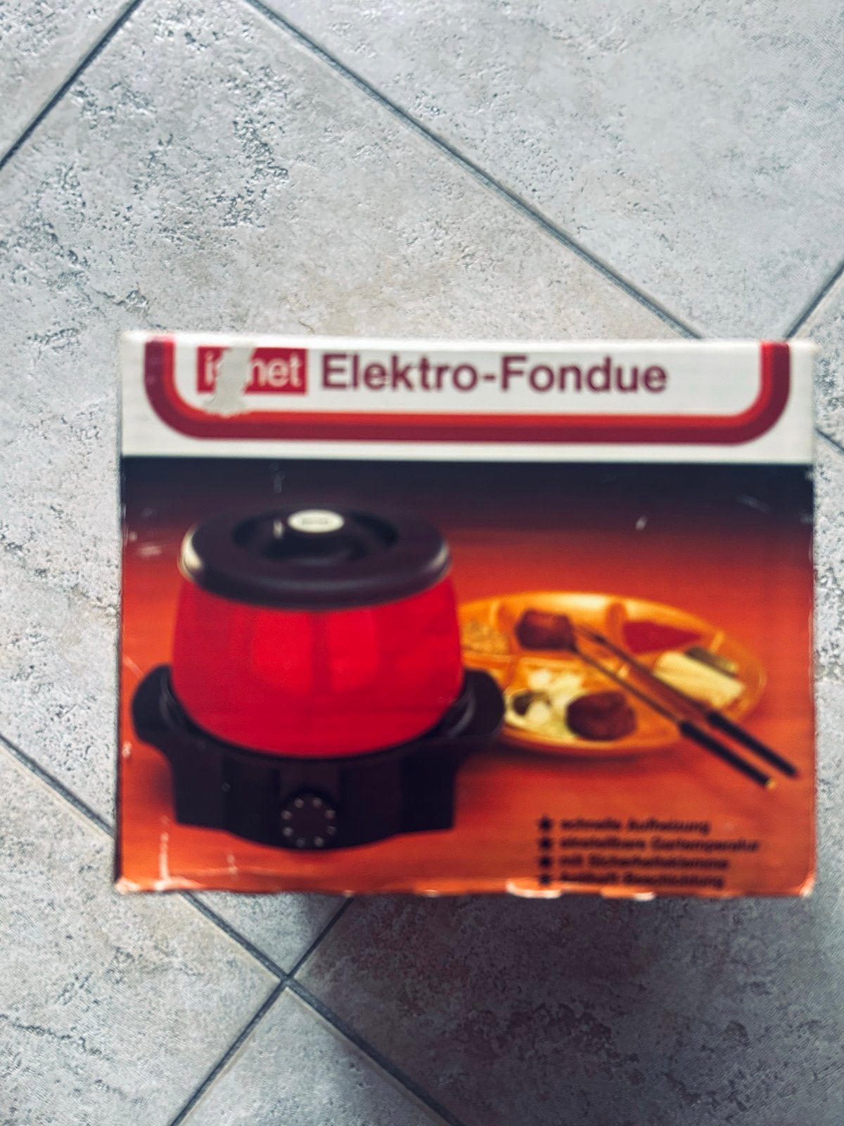 Ismet Elektrische Fonduepan FD 630 - Slechts 1x gebruikt, Witgoed en Apparatuur, Ophalen, Zo goed als nieuw, Elektrisch, Fonduepan