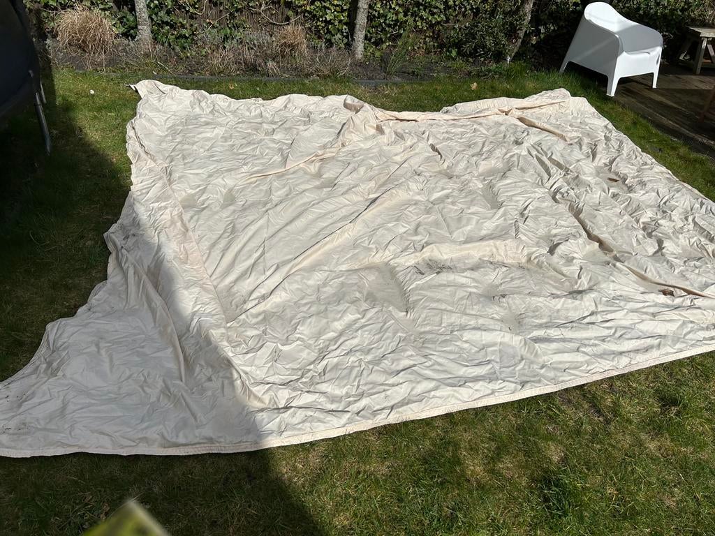 Schaduwdoek 4x5m, Ophalen of Verzenden, Gebruikt