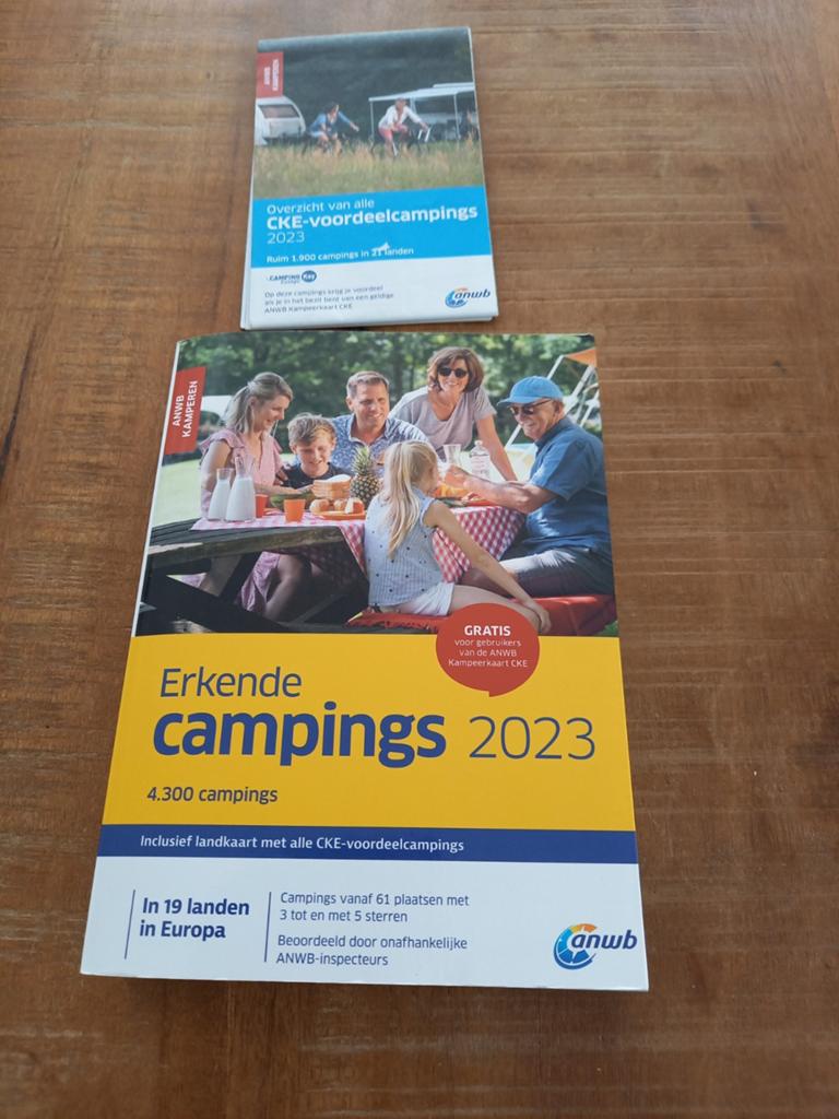 ANWB Erkende Campings 2023, Ophalen, Budget, Europa, Zo goed als nieuw