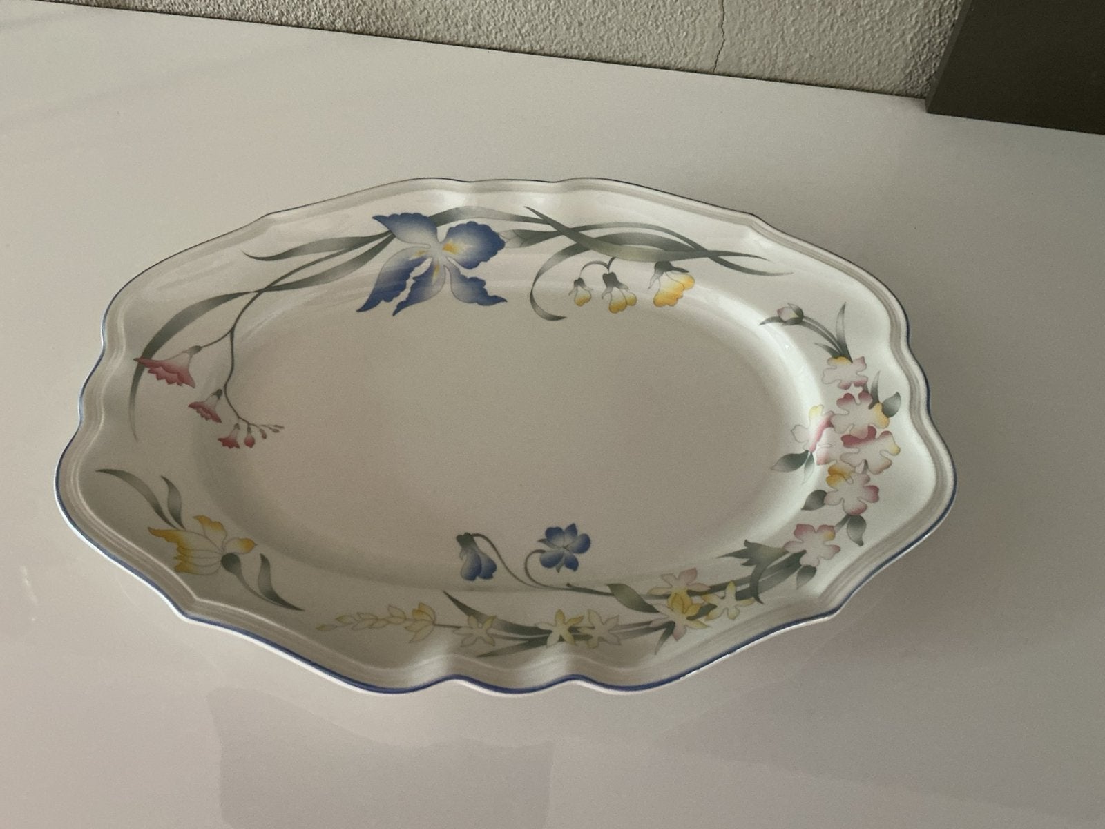Villeroy & Boch - ovale serveerschaal - Riviera - 37 cm, Ophalen of Verzenden, Zo goed als nieuw, Overige stijlen, Schaal of Schalen