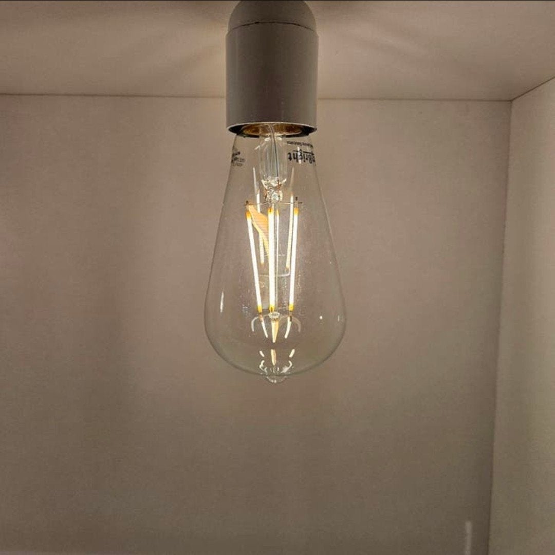 Restpartij E27 led lampen filament 2700K helder glas warmwit, Led-lamp, Dimbaar, Nieuw, Warm wit
