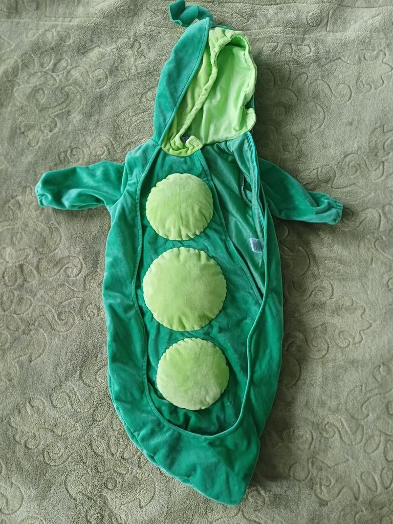 Erwtjes kostuum baby maat 74, Ophalen of Verzenden