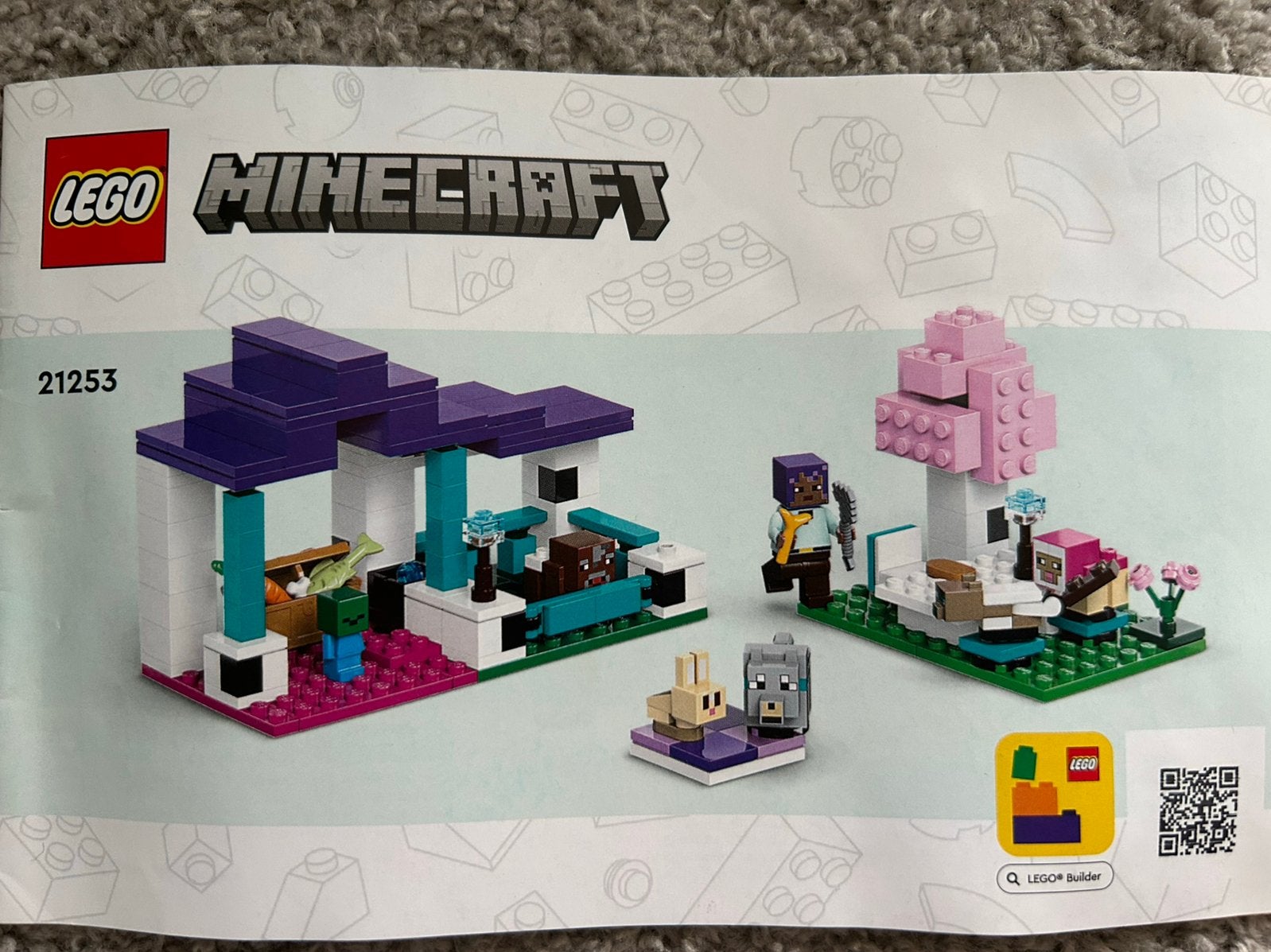 Lego minecraft set 21253, Ophalen of Verzenden, Zo goed als nieuw