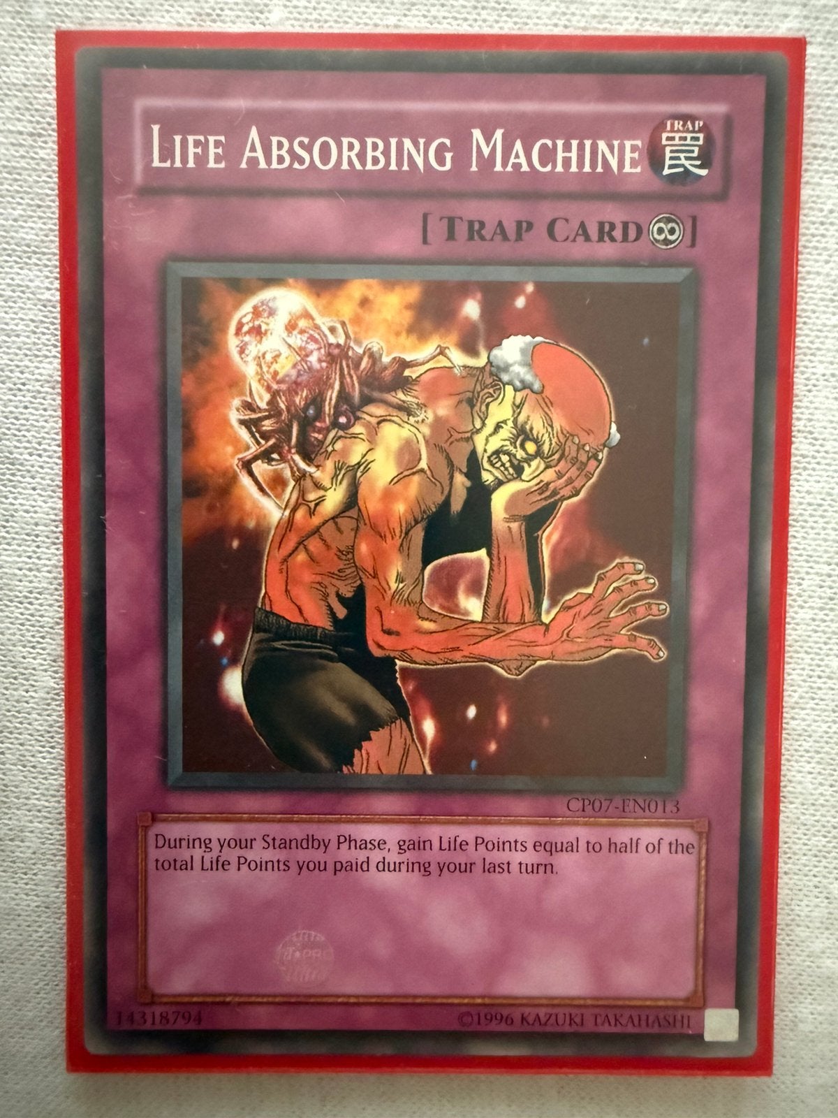 Life Absorbing Machine yugioh, Verzenden, Nieuw, Losse kaart