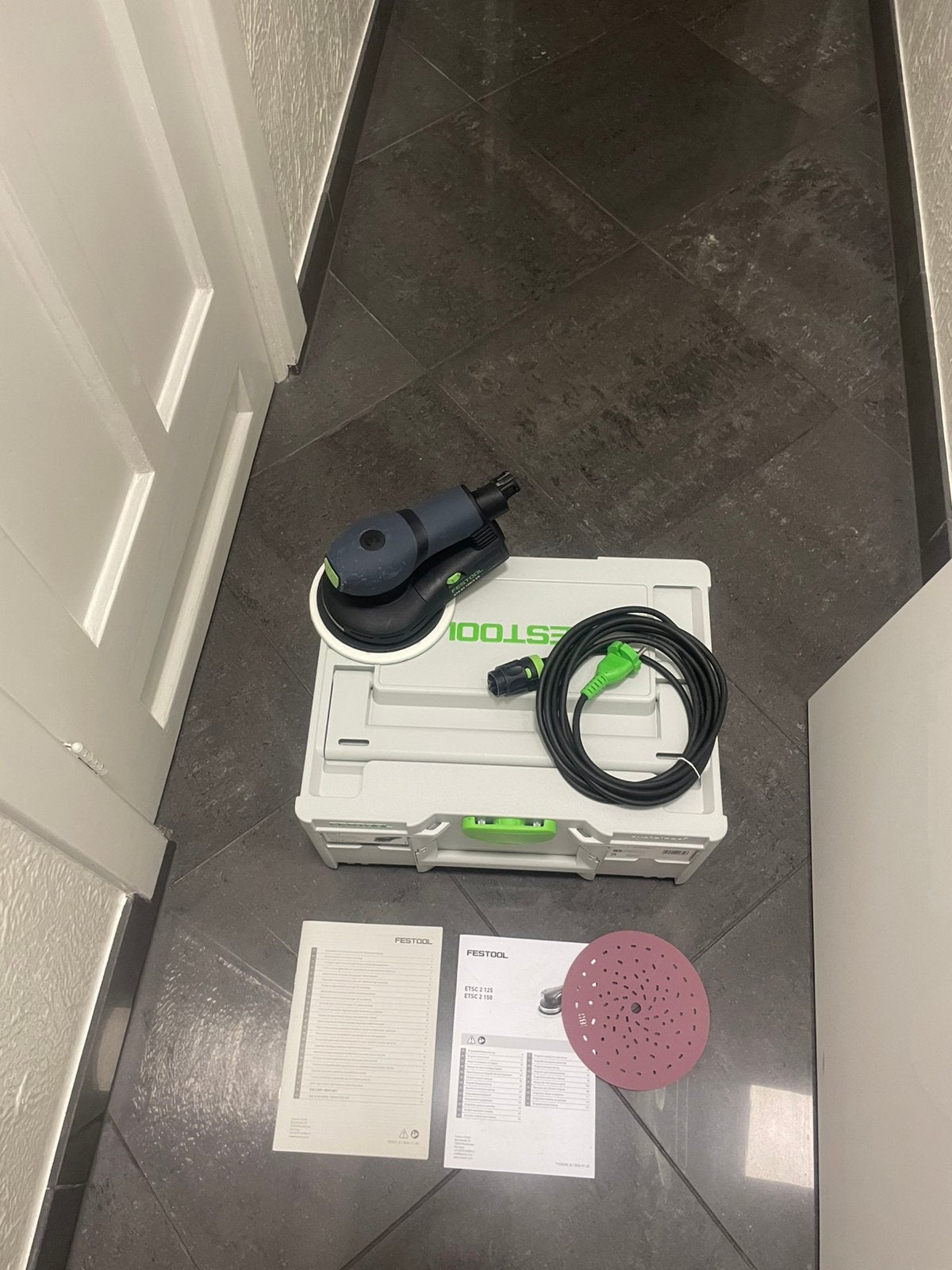 Festool Excenterschuurmachine ETS EC 150/3EQ., Doe-het-zelf en Verbouw, Ophalen of Verzenden, Zo goed als nieuw, Minder dan 600 watt