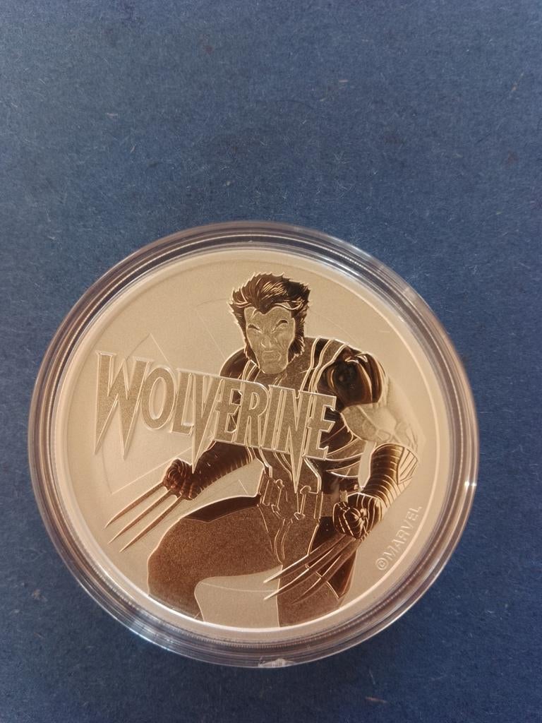 Marvel Wolverine 2021 1 oz zilver, Ophalen of Verzenden, Zilver