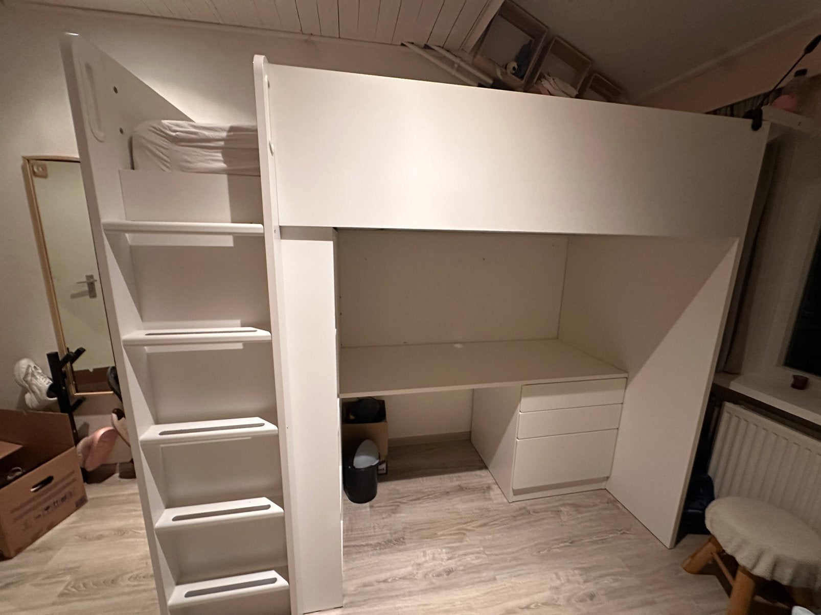 Smastad hoogslaper met matras, Ophalen, Gebruikt