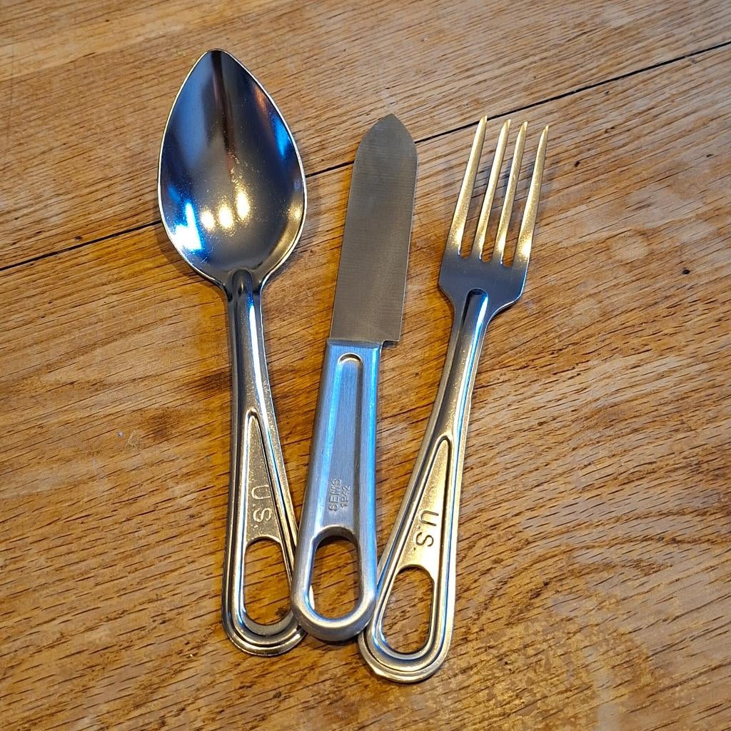 US Army WW2 Eating Utensils, Verzamelen, Verzenden, Landmacht, Amerika, Overige typen