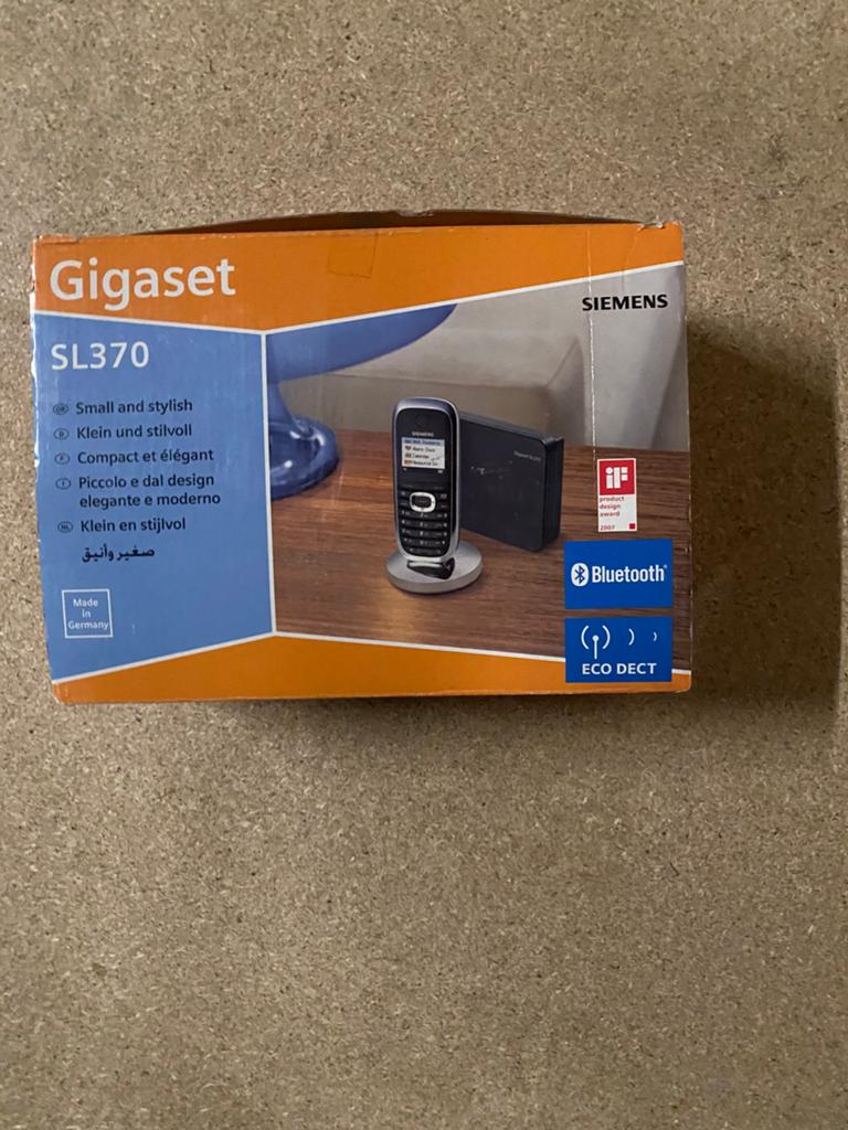 Siemens Gigaset SL370 dect telefoon, Ophalen of Verzenden, Gebruikt, 2 handsets