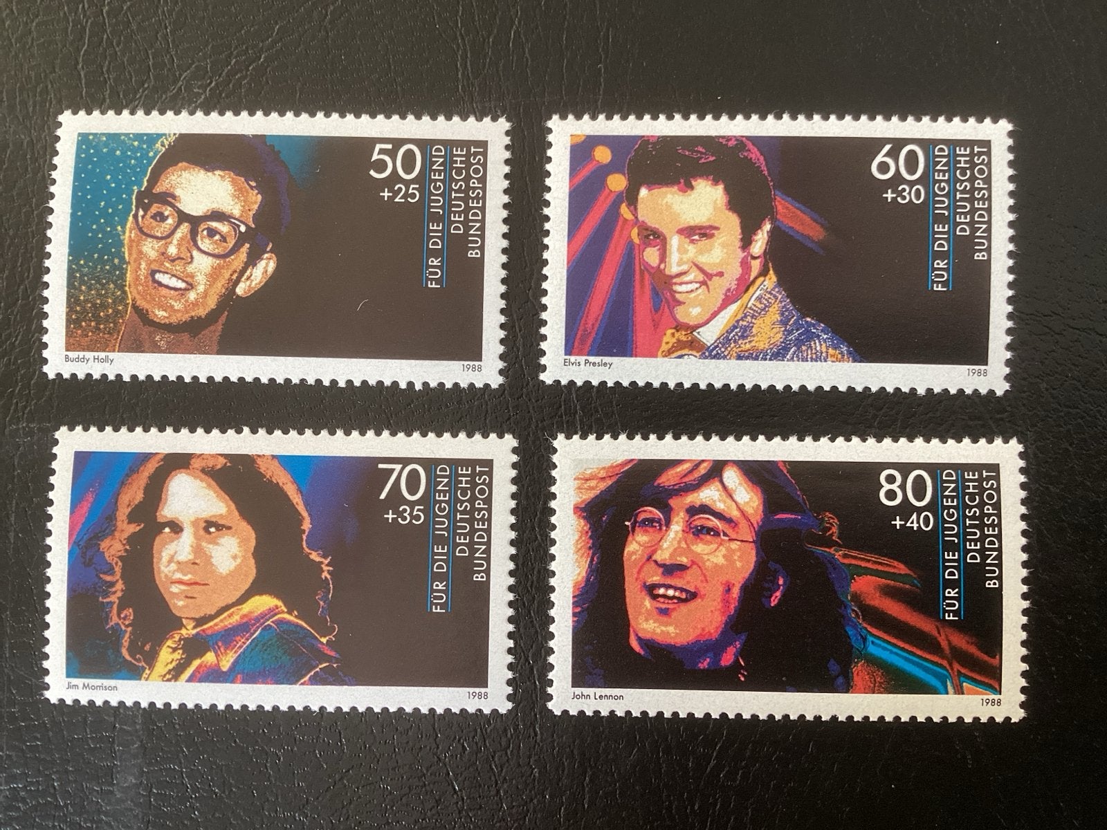 Duitse Bundespost postzegels 1988 - Muzieklegendes, Ophalen of Verzenden, BRD, Postfris