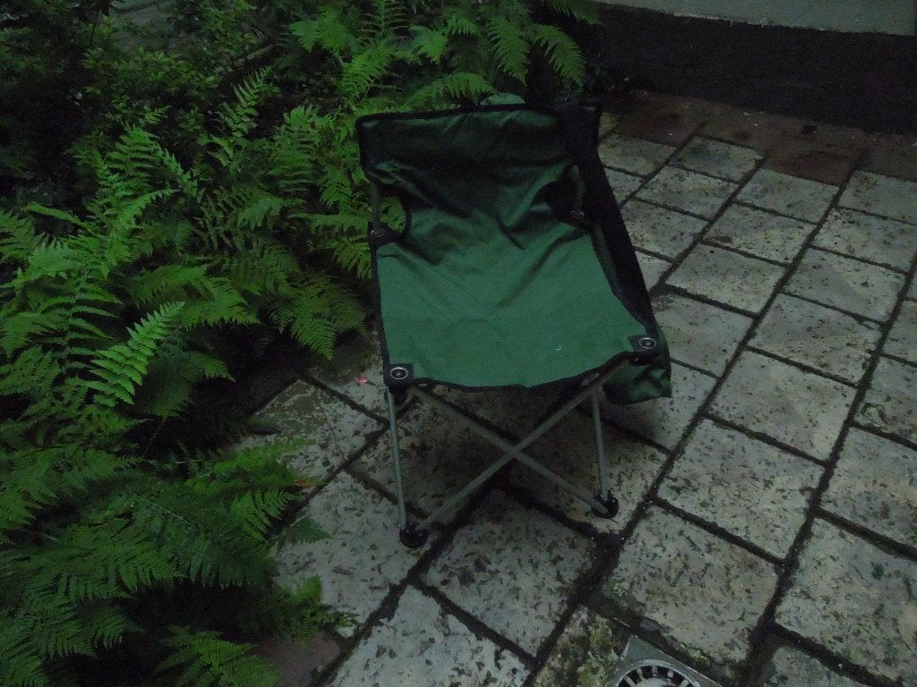 vissersstoeltje, Caravans en Kamperen, Ophalen of Verzenden, Zo goed als nieuw, Campingstoel