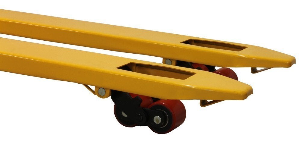 Palletwagen 2500kg dubbel voorwiel 115cm, Verzenden