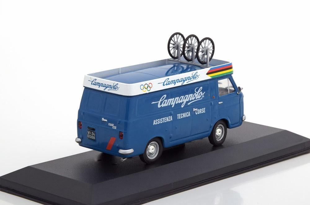 JSN Atlas 1:43 Fiat 238 Transporter Campagnolo 1972 blauw, Overige merken, -, Nieuw, Ophalen of Verzenden