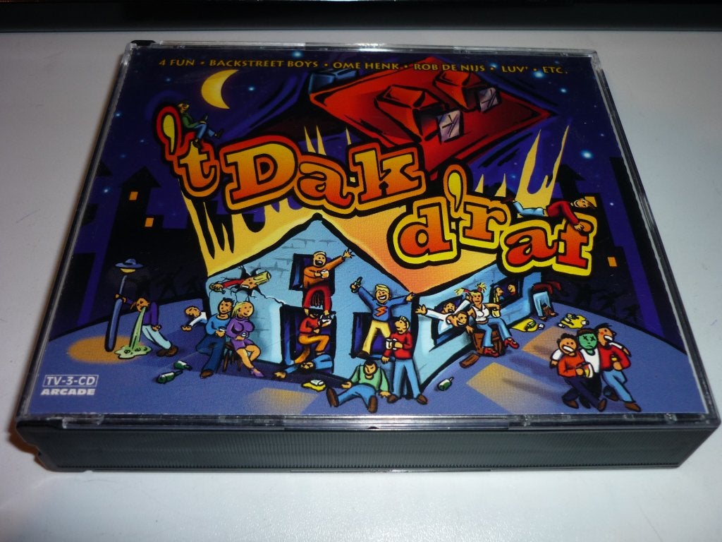 CD 't Dak d'raf - Diverse artiesten (TV-3 CD Arcade), Gebruikt, Overige genres, Ophalen of Verzenden, Verzamelalbum