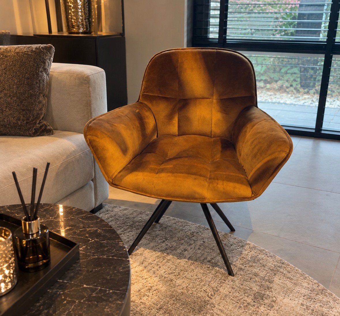 OUTLET | Bruine Stoel – Modern Design, Ophalen of Verzenden, Nieuw, Bruin, Eén