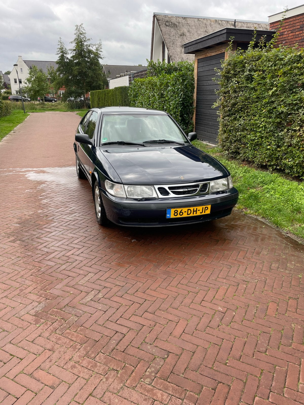 Saab 9-3 2.0 I Coupe 1999 Blauw, Auto's, Voorwielaandrijving, 4 cilinders, Blauw, Handgeschakeld