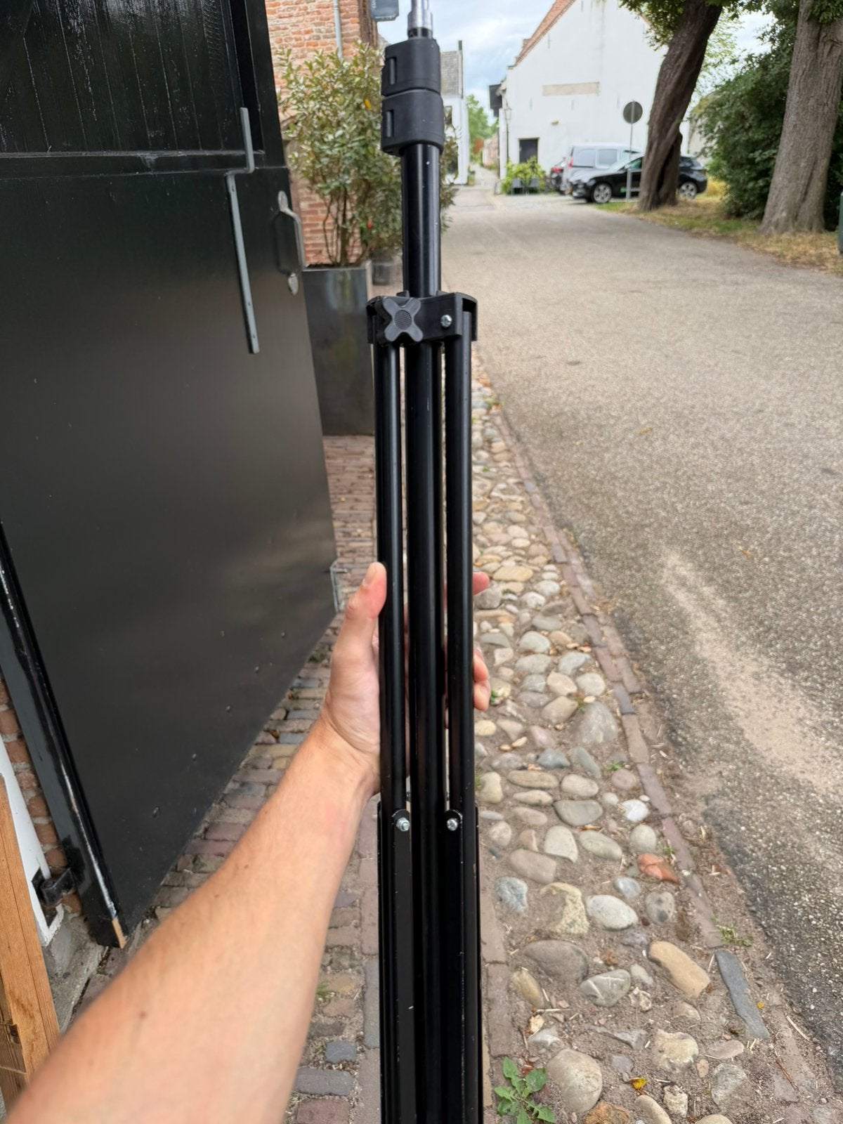 Lichtstatief 2 meter, Audio, Tv en Foto, Ophalen, Gebruikt, 175 cm of meer, Driepoot