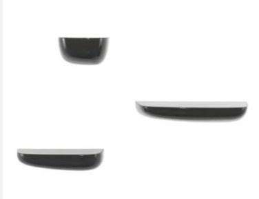 Vitra Corniches - Zwarte Design Wandplank (Set van 3), Ophalen, Nieuw