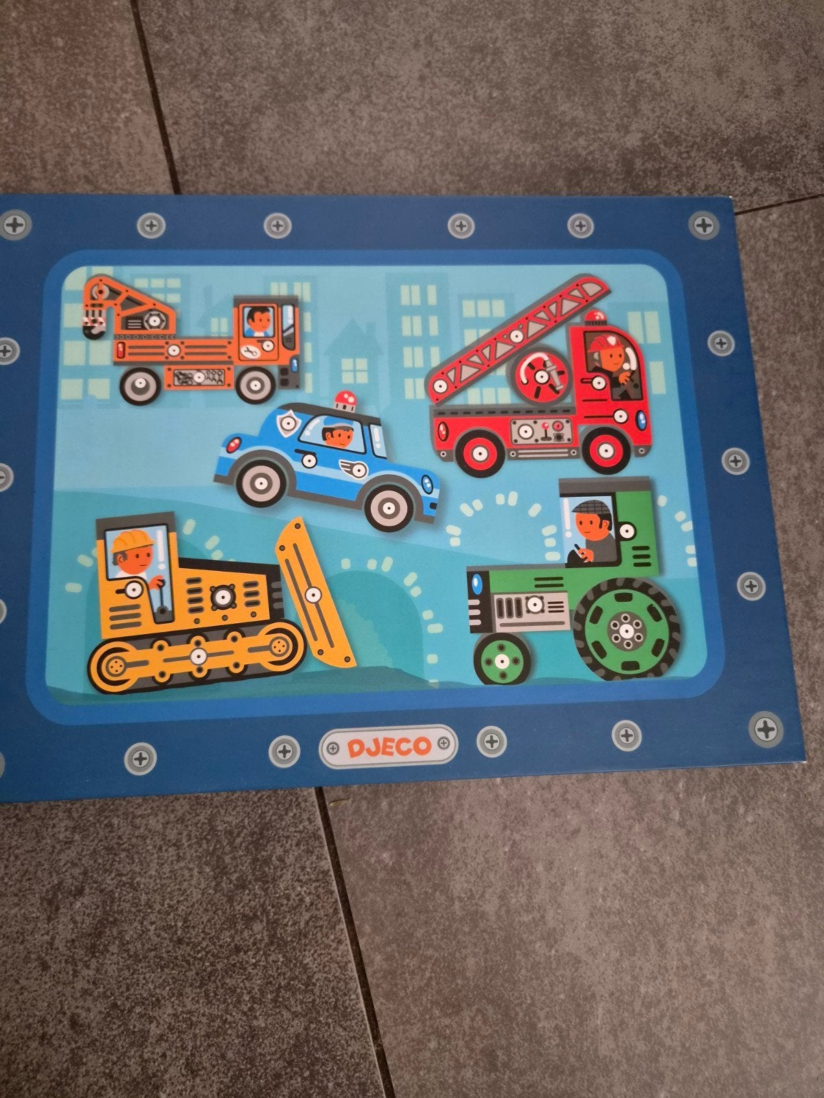 Djeco Hamertje Tik Voertuigen, Kinderen en Baby's, Speelgoed | Babyspeelgoed, Zo goed als nieuw, Overige typen, Ophalen of Verzenden