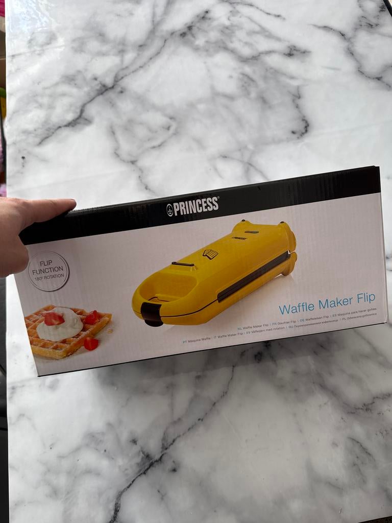 Princess Wafelijzer Flip - 180 Rotatie Wafel Maker, Ophalen of Verzenden, Nieuw
