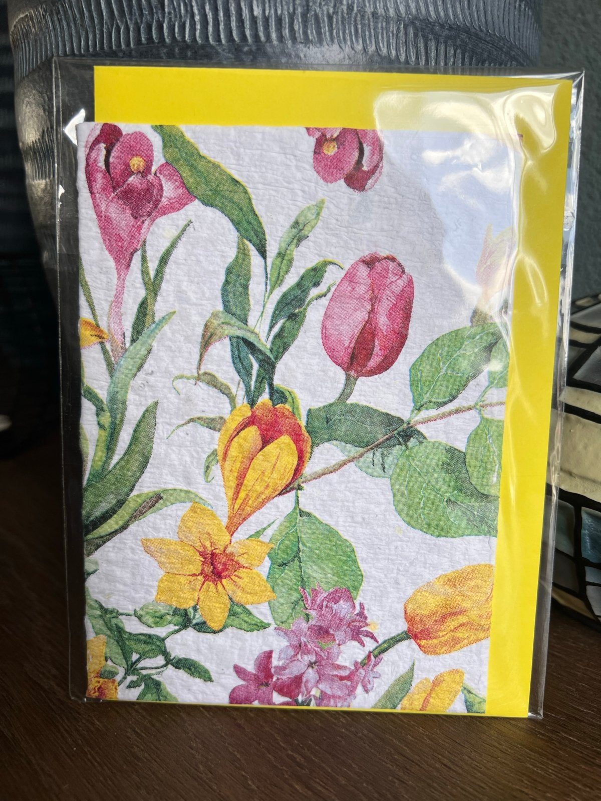 Wenskaart bloemen, Ophalen of Verzenden, Nieuw