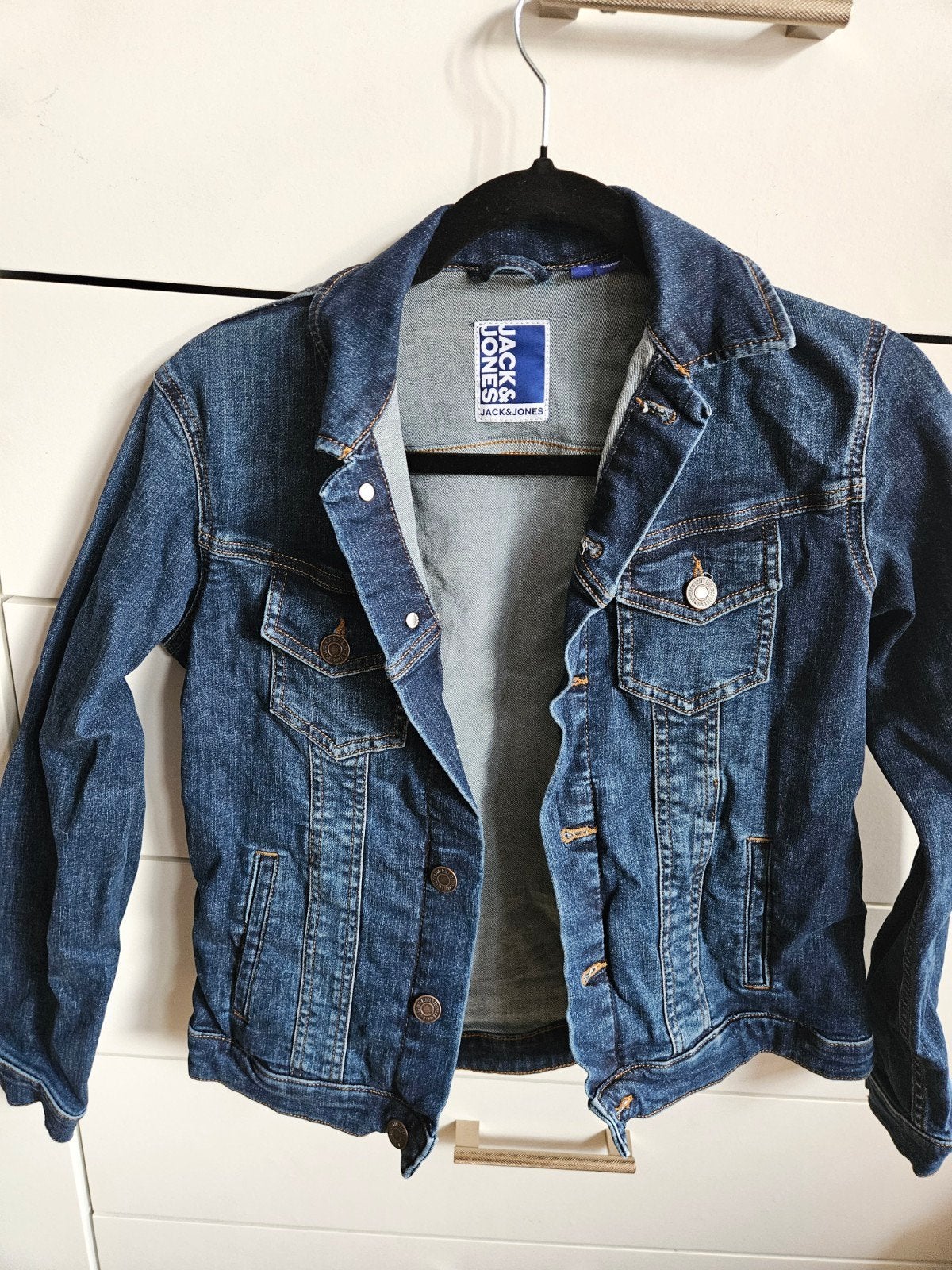 Nieuwe Jack & Jones spijkerjas - Maat 152, Kinderen en Baby's, Kinderkleding | Maat 152, Nieuw, Jongen, Jas, Ophalen of Verzenden