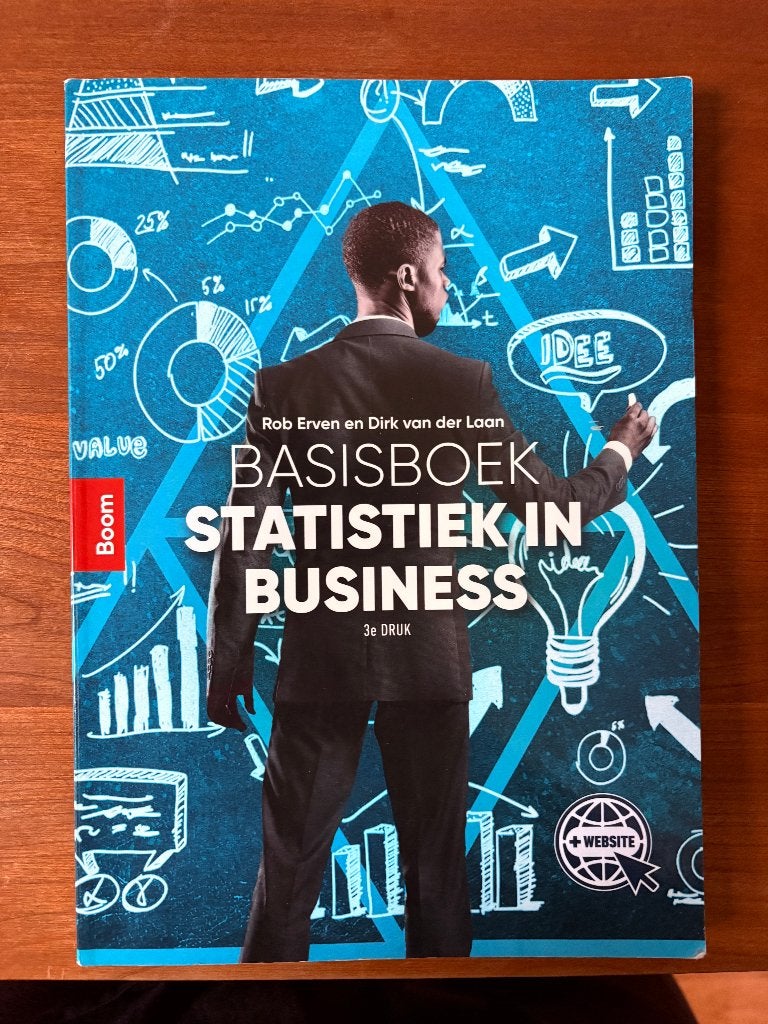 Basisboek statistiek in business – 3e druk, Ophalen of Verzenden, Beta, Gelezen, HBO