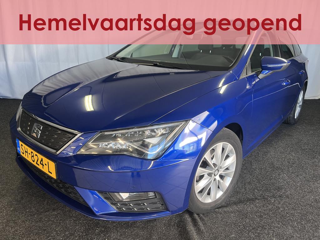 SEAT Leon ST 1.0 EcoTSI Style Business Intense ECC/STOELVERW, Stof, Gebruikt, Automatische klimaatregeling, Met garantie (alle)