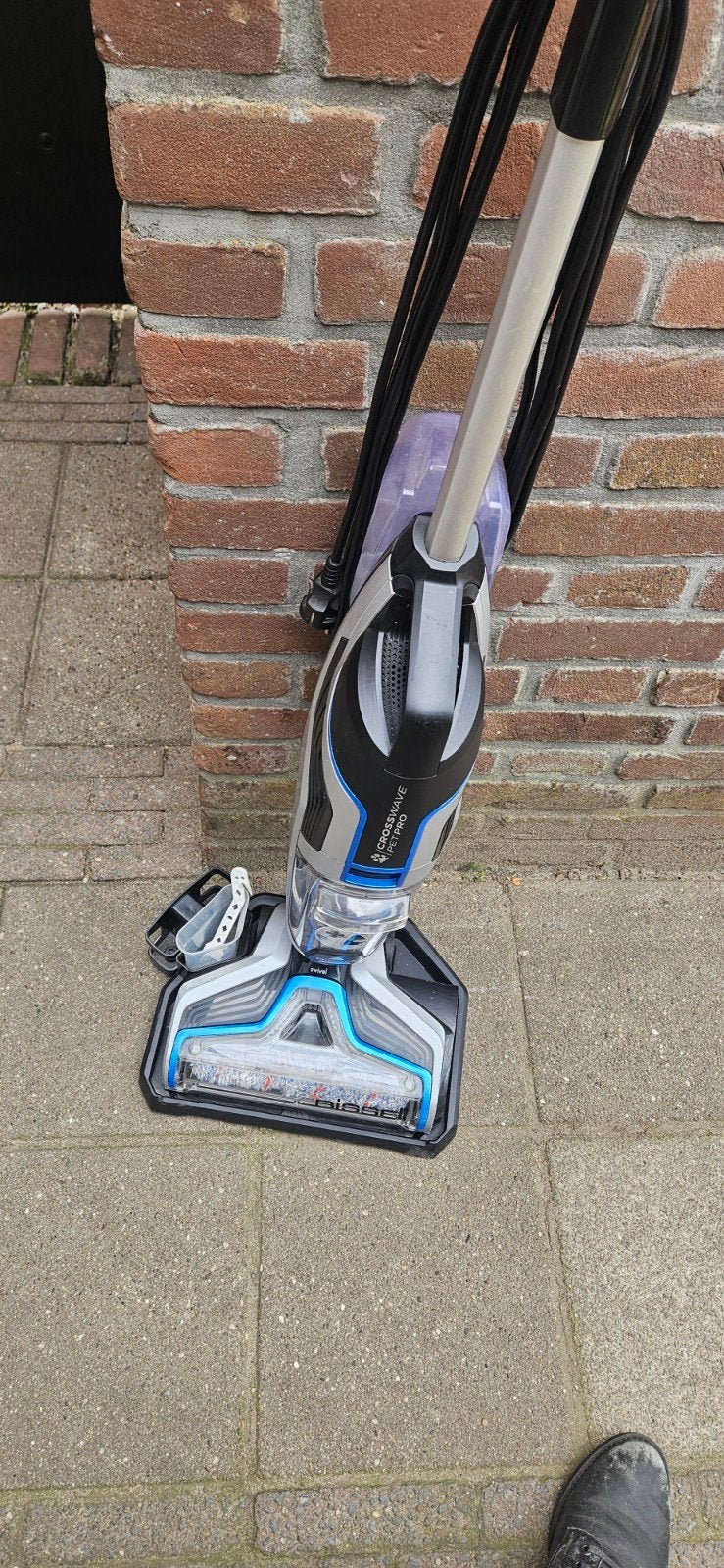 Bissell CrossWave Pet Pro 3-in-1 nat- en droogzuiger, Witgoed en Apparatuur, Stofzuigers, Gebruikt, Geschikt voor harde vloeren