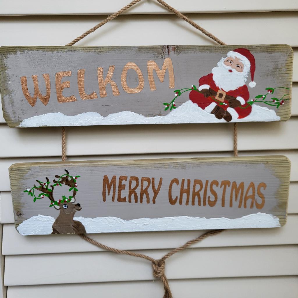 Houten borden hangers, Ophalen of Verzenden, Nieuw